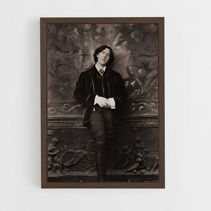 ap-oscar wilde-2 cadre Bois foncé