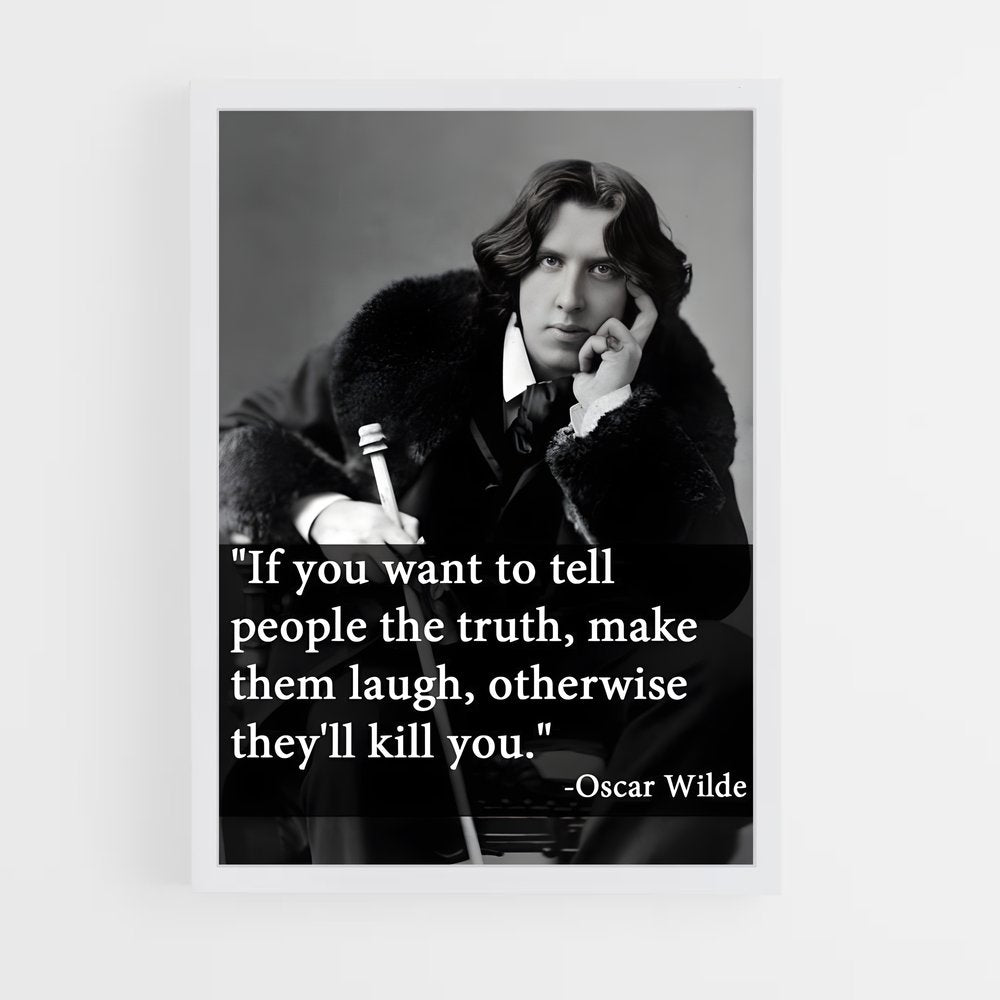 ap-oscar wilde-6 cadre Blanc