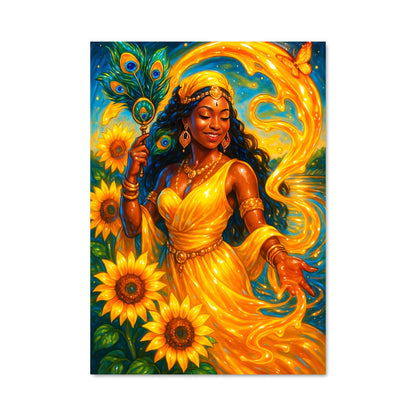 Poster La Femme et le Tournesol