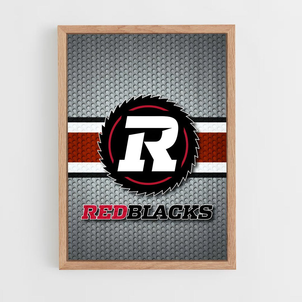 ap-ottawa redblacks-3 cadre Bois clair