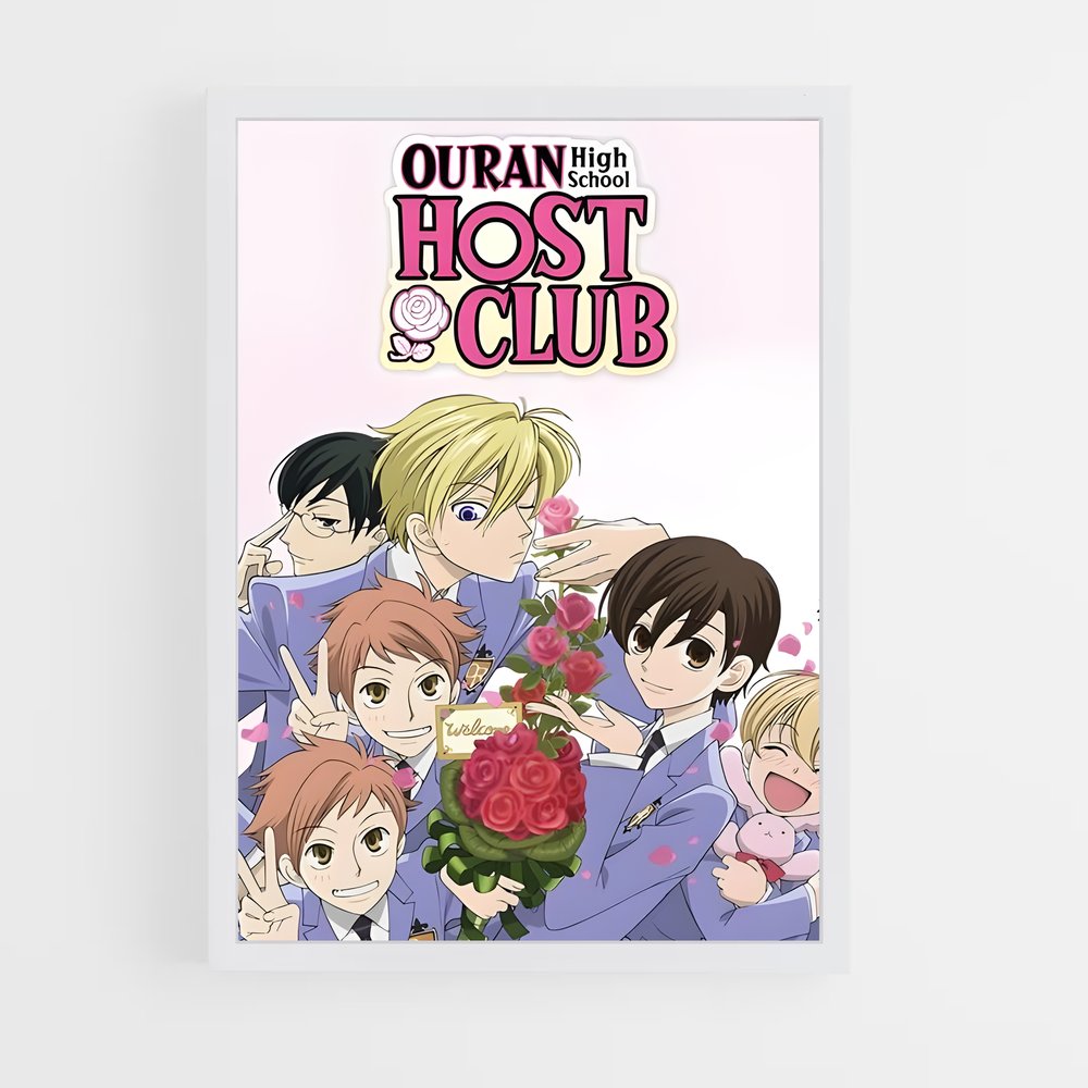 ap-ouran high school host club-1 cadre Blanc