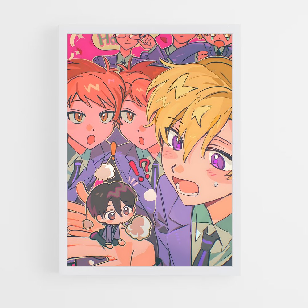 ap-ouran high school host club-2 cadre Blanc