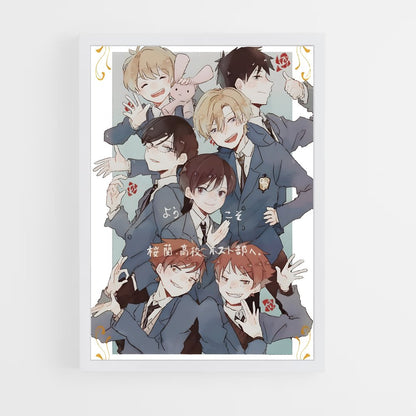 ap-ouran high school host club-4 cadre Blanc