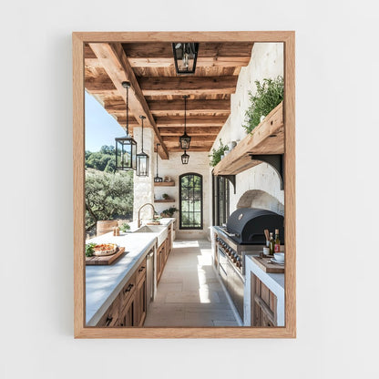 ap-outdoor kitchen-13 cadre Bois clair