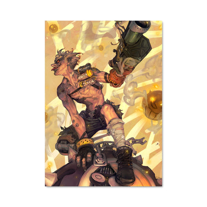 Poster Le Chevalier d'Overwatch