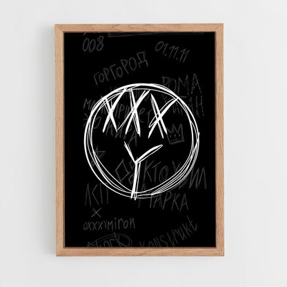 ap-oxxxymiron-3 cadre Bois clair