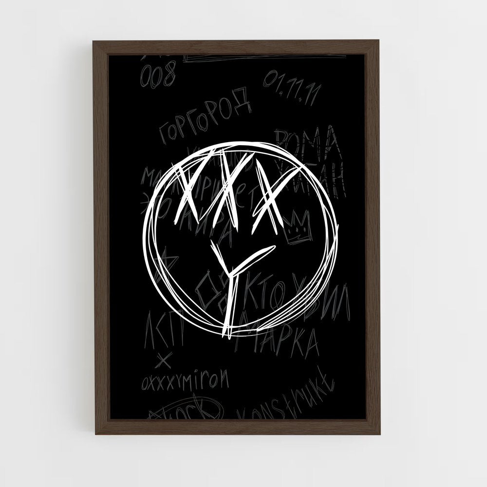 ap-oxxxymiron-3 cadre Bois foncé