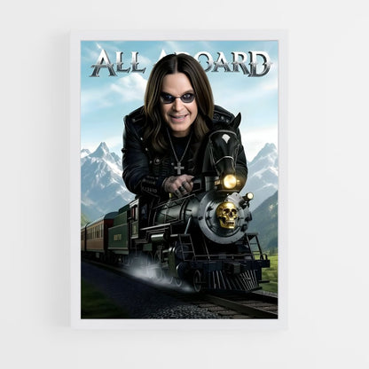ap-ozzy osbourne-7 cadre Blanc