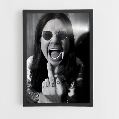 ap-ozzy osbourne-8 cadre Noir