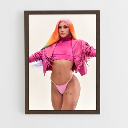 ap-pabllo vittar-3 cadre Bois foncé