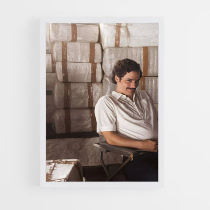 ap-pablo escobar-10 cadre Blanc