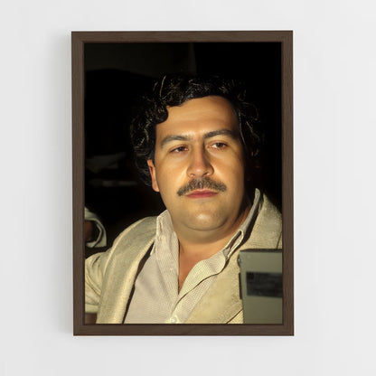 ap-pablo escobar-14 cadre Bois foncé