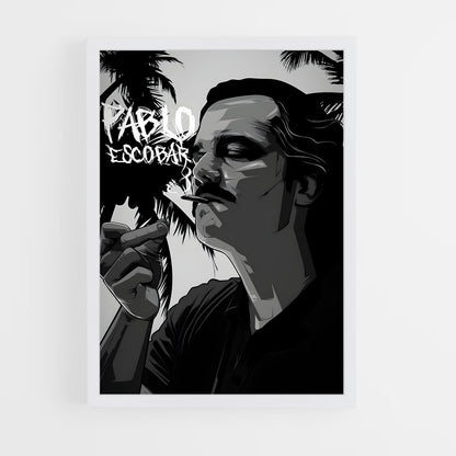 ap-pablo escobar-6 cadre Blanc