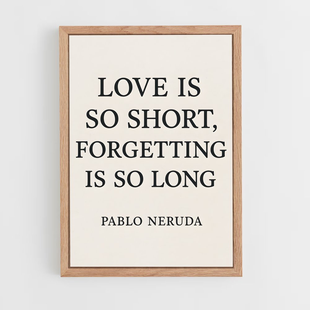 ap-pablo neruda-1 cadre Bois clair