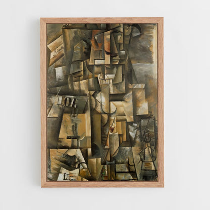 ap-pablo picasso-4 cadre Bois clair