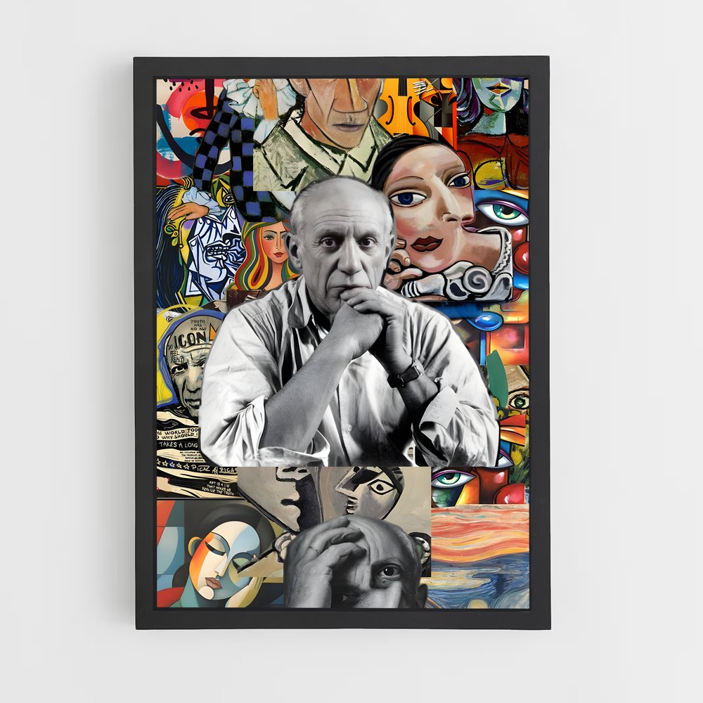 ap-pablo picasso-5 cadre Noir