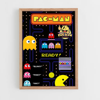 ap-pac-man-4 cadre Bois clair