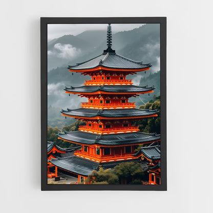 ap-pagoda style architecture-3 cadre Noir