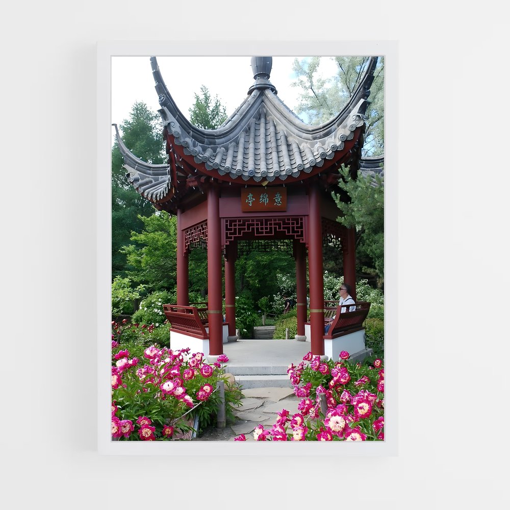 ap-pagoda style architecture-5 cadre Blanc