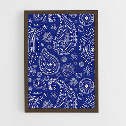 ap-paisley-3 cadre Bois foncé