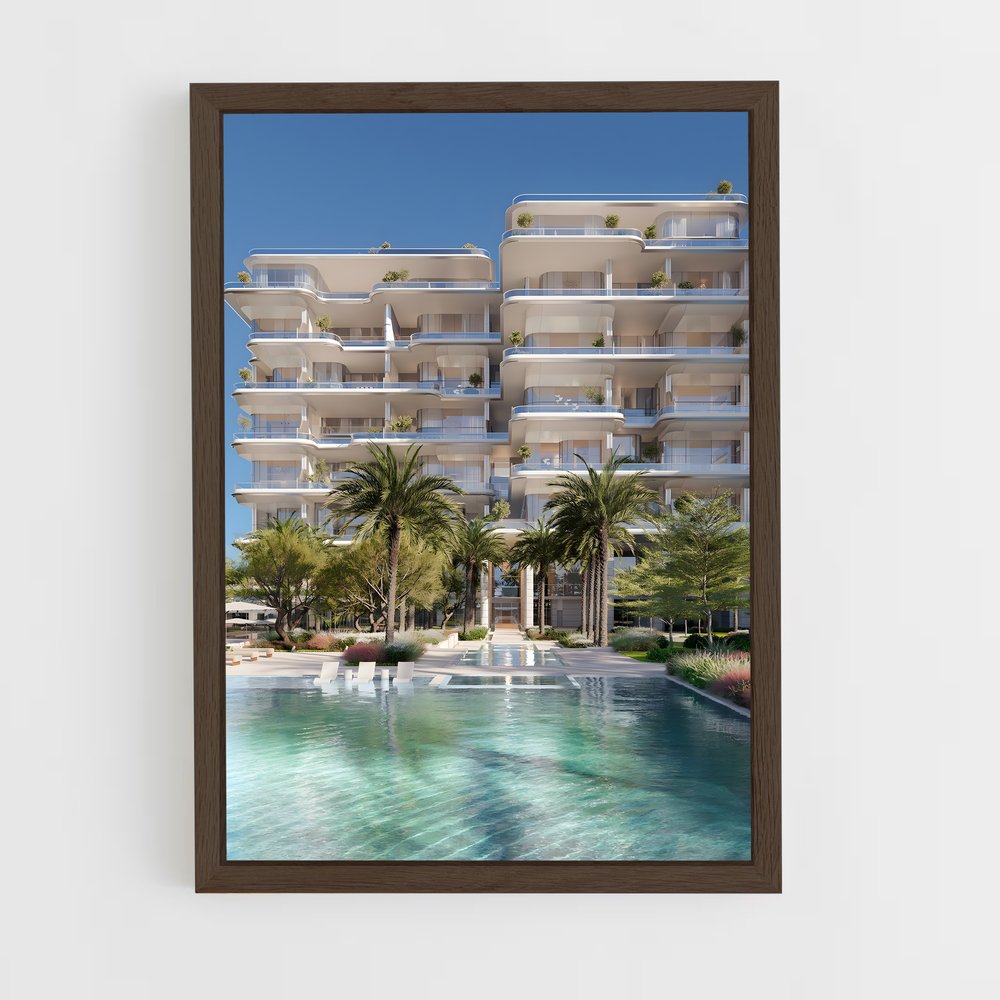 ap-palm jumeirah-3 cadre Bois foncé