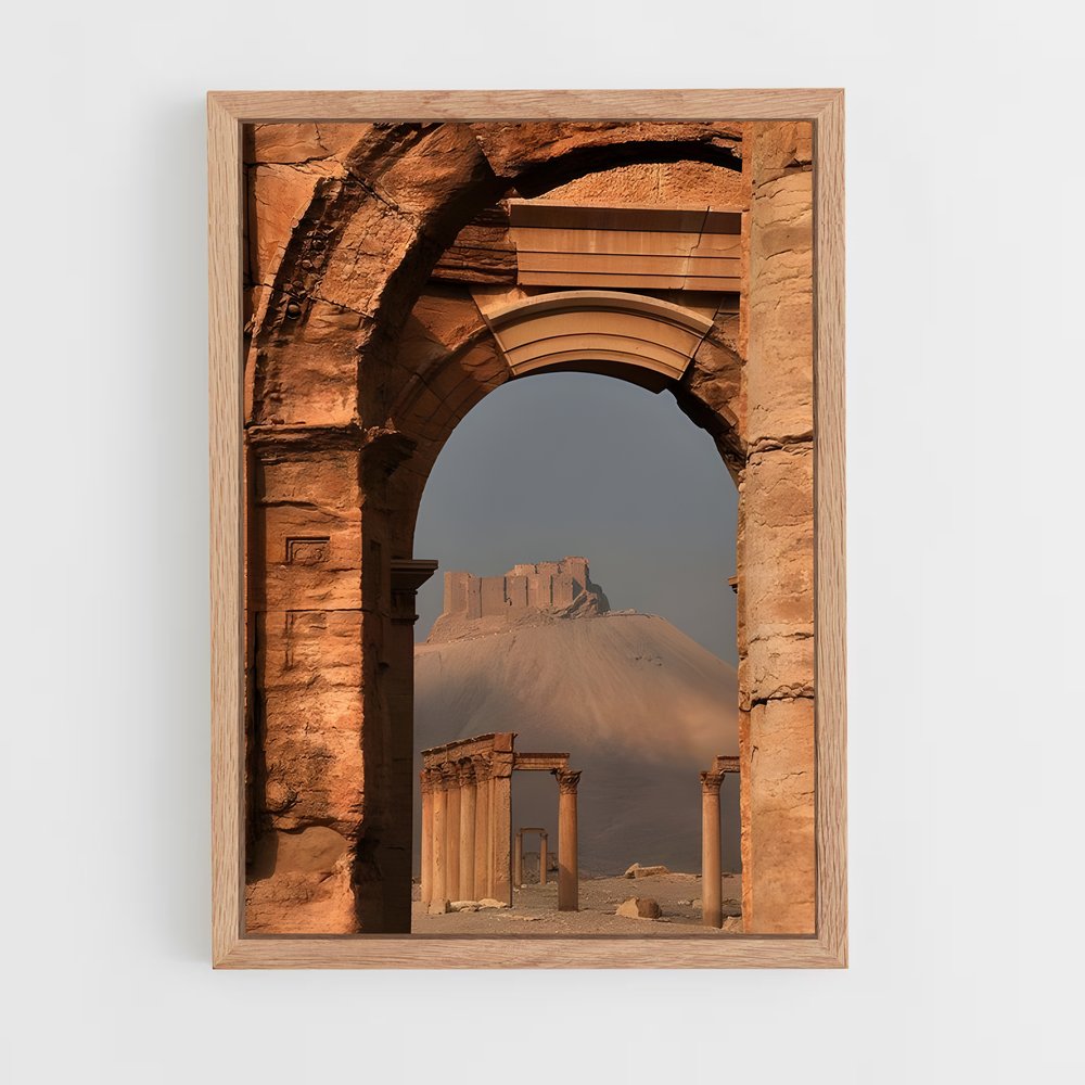 ap-palmyra ruins-3 cadre Bois clair