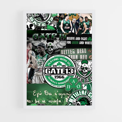 ap-panathinaikos basketball-1 cadre Blanc