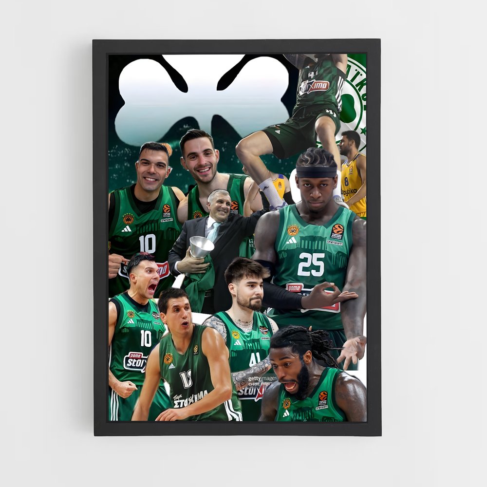 ap-panathinaikos basketball-5 cadre Noir