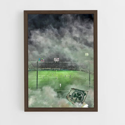 ap-panathinaikos fc-1 cadre Bois foncé