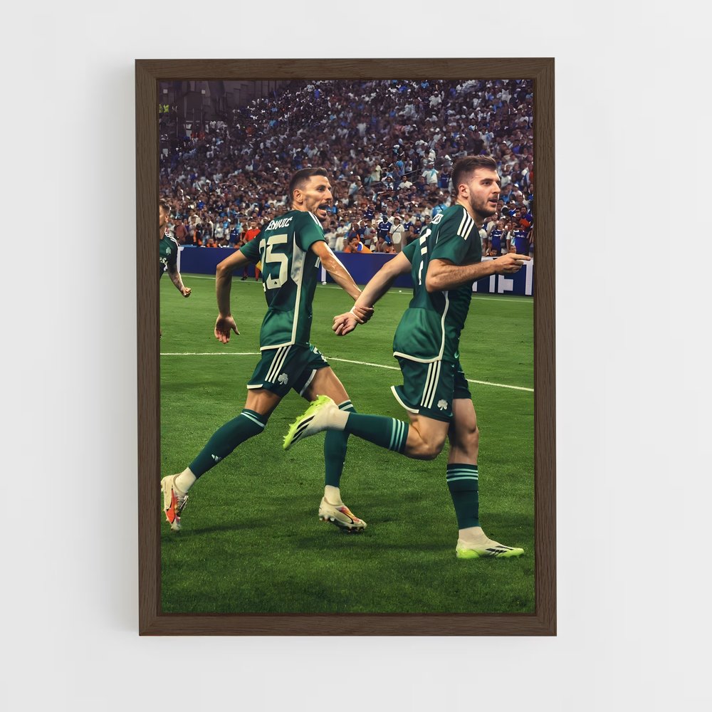 ap-panathinaikos fc-10 cadre Bois foncé