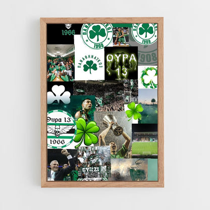 ap-panathinaikos fc-6 cadre Bois clair