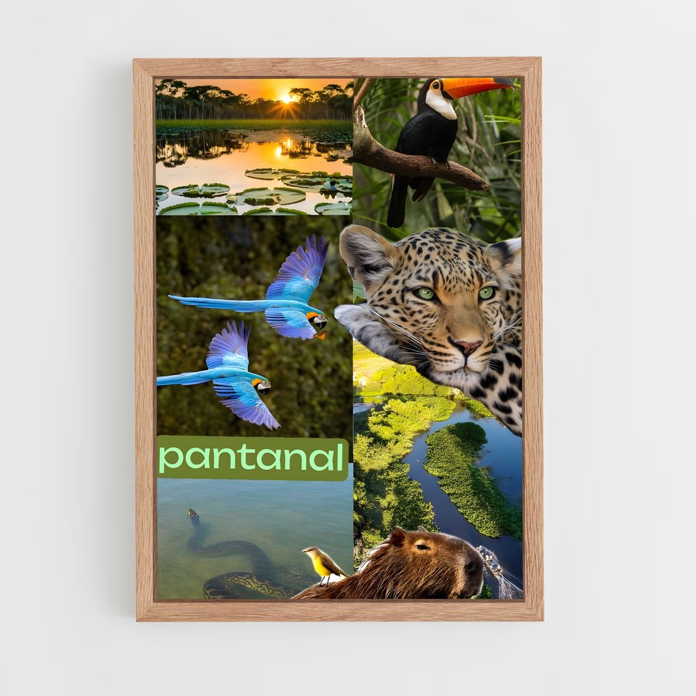 ap-pantanal-5 cadre Bois clair