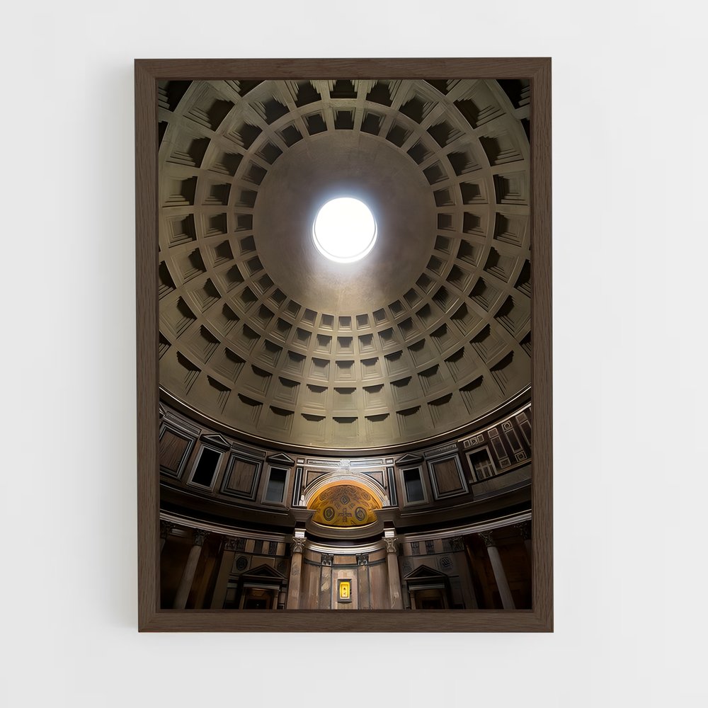 ap-pantheon rome-1 cadre Bois foncé