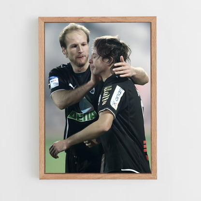 ap-paok thessaloniki fc-5 cadre Bois clair