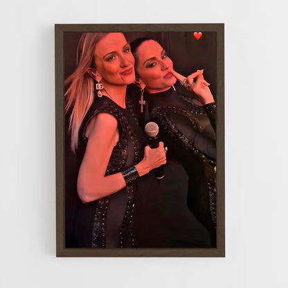 ap-paola e chiara-6 cadre Bois foncé