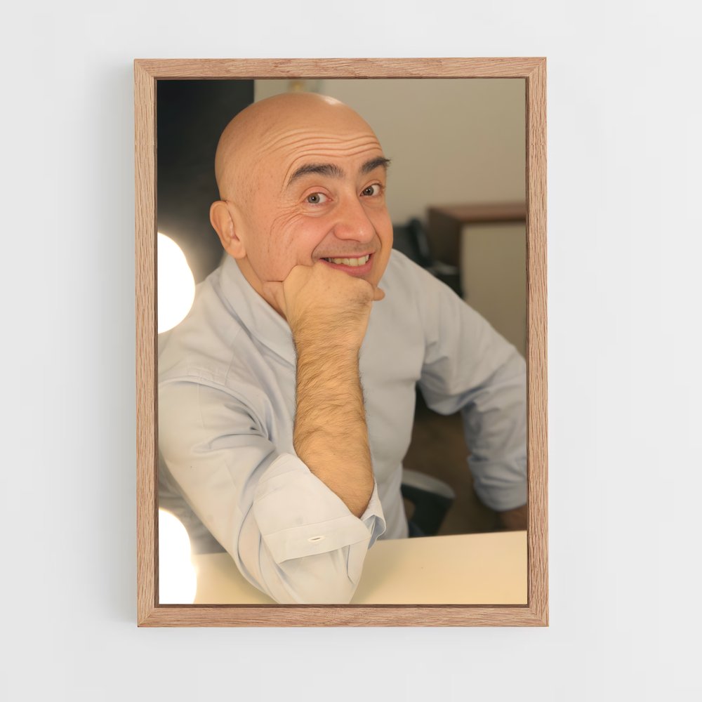 ap-paolo cevoli-1 cadre Bois clair