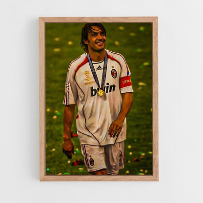 ap-paolo maldini-1 cadre Bois clair