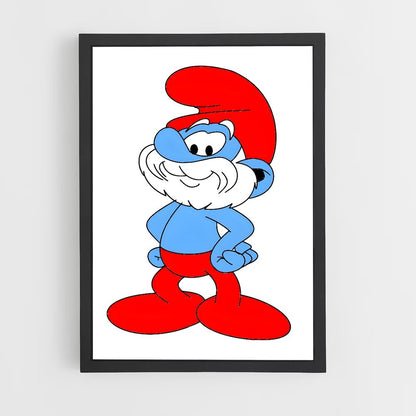 ap-papa smurf-4 cadre Noir