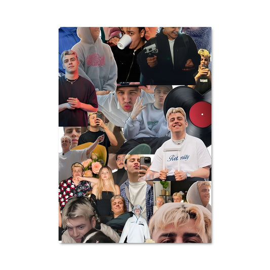 Poster Mosaic de Visages