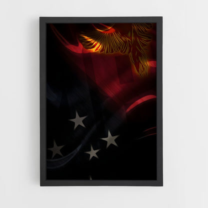 ap-papua new guinea flag-1 cadre Noir
