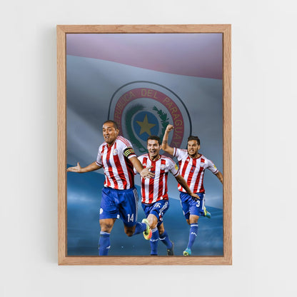 ap-paraguay national football team-1 cadre Bois clair
