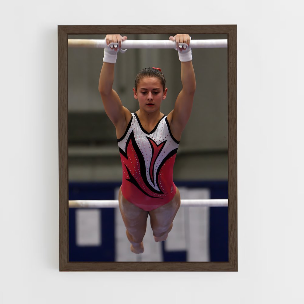 ap-parallel bars gymnastics-2 cadre Bois foncé