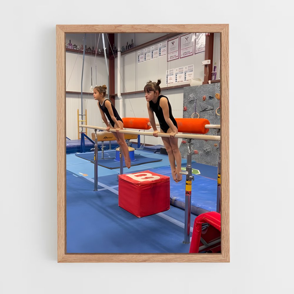 ap-parallel bars gymnastics-4 cadre Bois clair