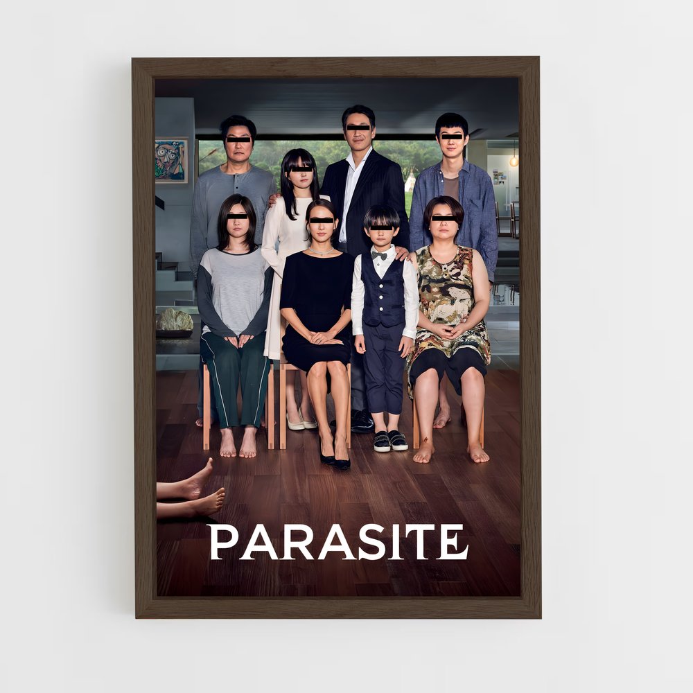 ap-parasite-4 cadre Bois foncé