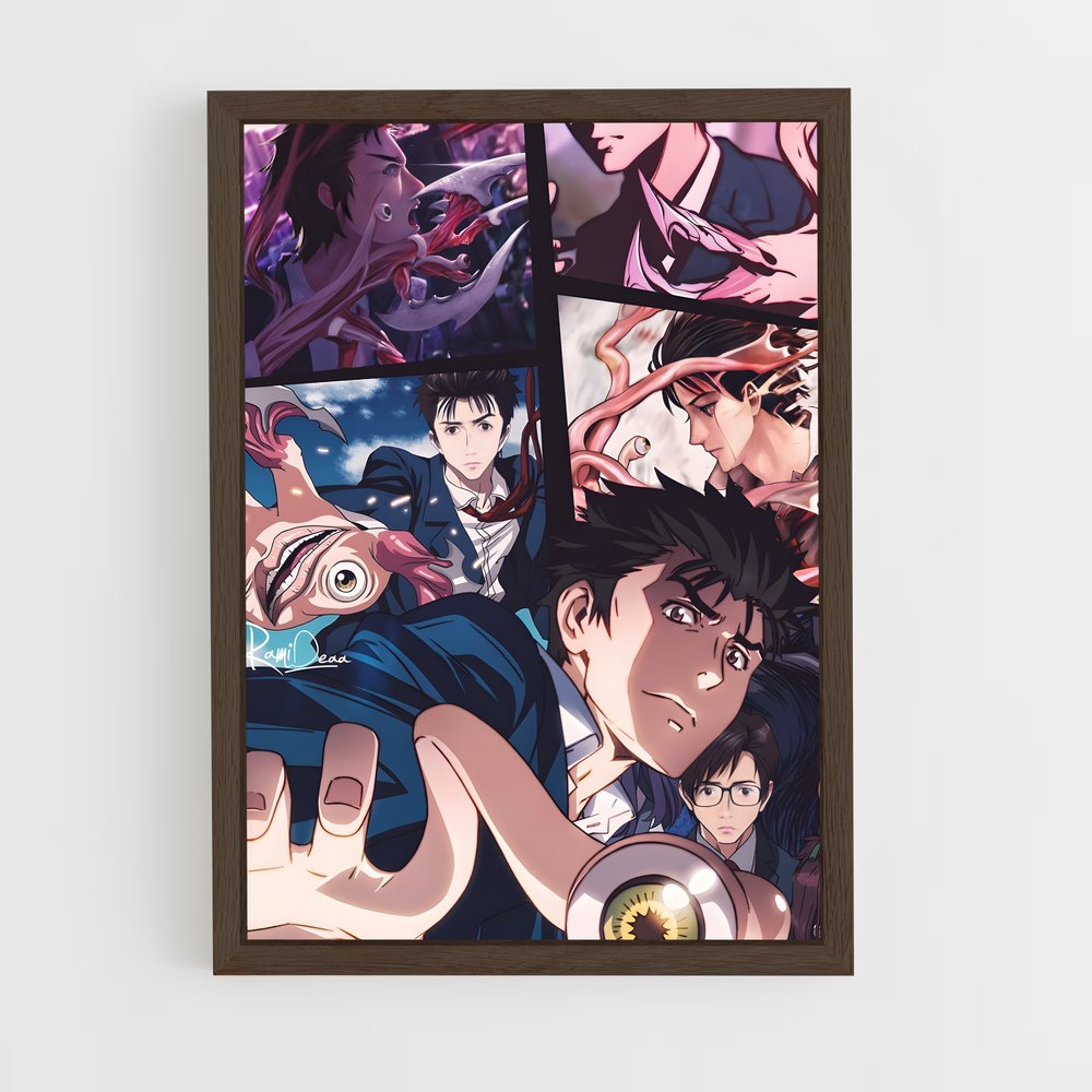 ap-parasyte-6 cadre Bois foncé