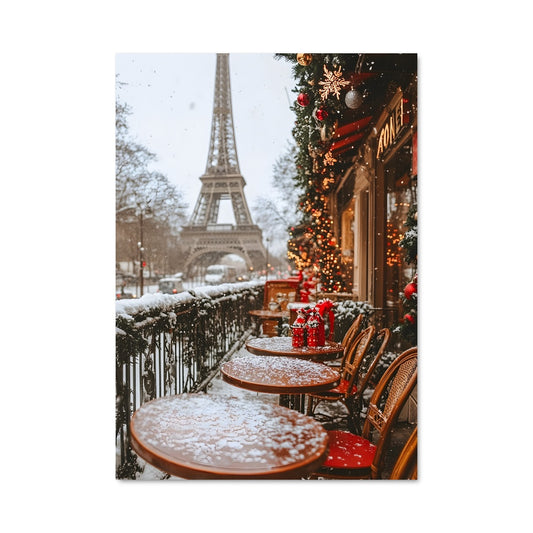 Poster Noël à Paris