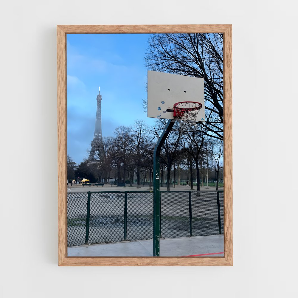 ap-paris basketball-6 cadre Bois clair