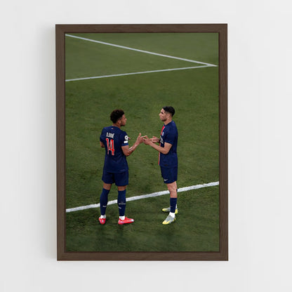 ap-paris saint-germain fc-10 cadre Bois foncé