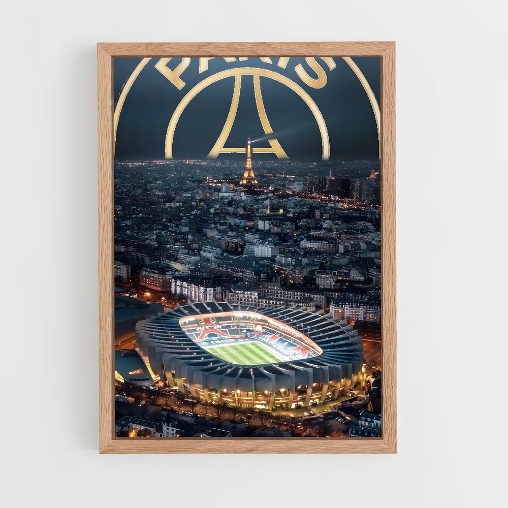 ap-paris saint-germain fc-6 cadre Bois clair