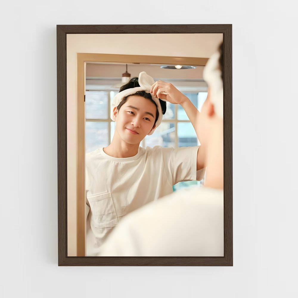 ap-park seo-joon-11 cadre Bois foncé